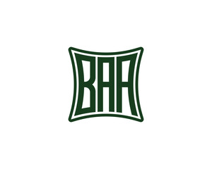 BAA logo design vector template