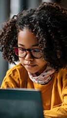 Young Learner Exploring Digital Literacy Skills on Tablet Device