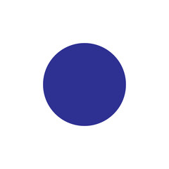 dark blue round circle vector illustration on white background..eps
