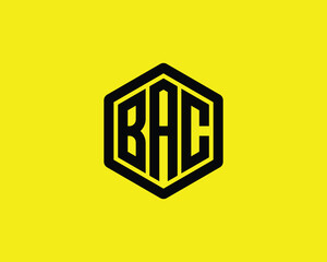 BAC Logo design vector template