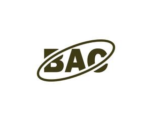 BAC Logo design vector template