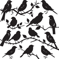 seamless pattern with birds