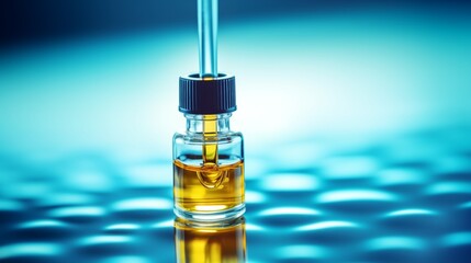 Pure cannabis oil comes in of dropper bottles used to treat a variety of medical conditions.
