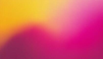 Dynamic Vibrance: Fuchsia Pink Blurred Yellow Grainy Gradient Backdrop