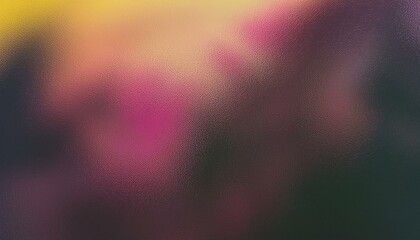 Sunlit Spectrum: Fuchsia Pink and Blurred Yellow Grainy Gradient Backdrop