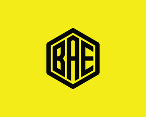 BAE logo design vector template