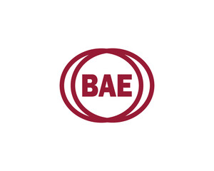 BAE logo design vector template