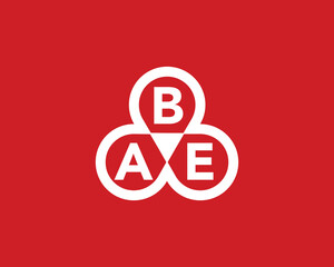 BAE logo design vector template