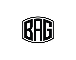 BAG logo design vector template