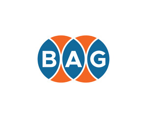 BAG logo design vector template