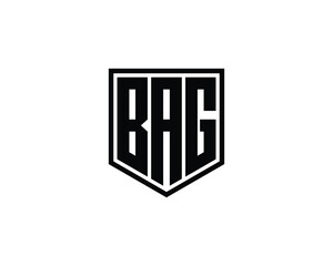 BAG logo design vector template
