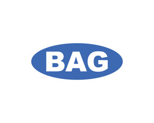 BAG logo design vector template