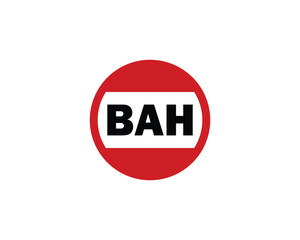 BAH Logo design vector template