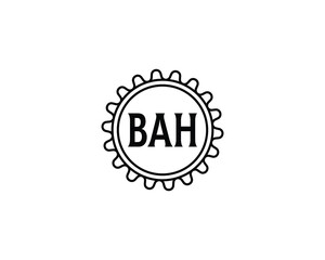 BAH Logo design vector template