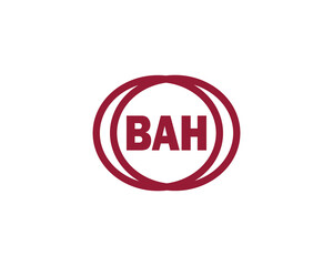 BAH Logo design vector template
