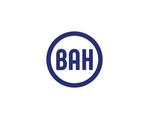 BAH Logo design vector template