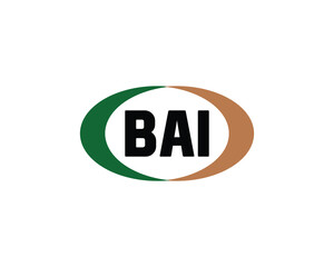 BAI logo design vector template