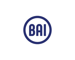 BAI logo design vector template