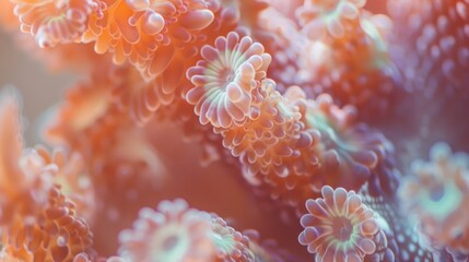 Macro shot of coral