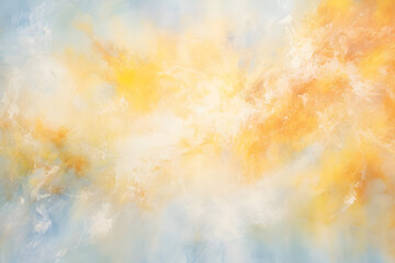 Radiant Sunshine Sojourn, abstract landscape art, painting background, wallpaper, generative ai