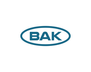BAK logo design vector template