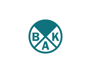 BAK logo design vector template