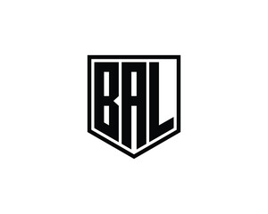 BAL logo design vector template