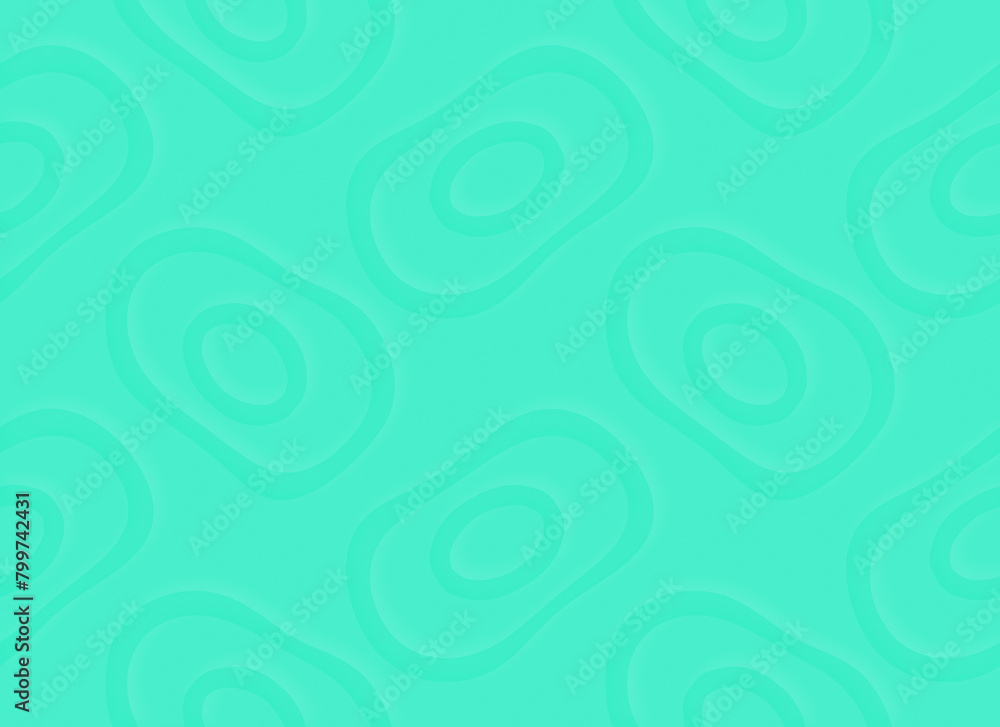 Poster seamless pattern of abstract geometric aqua colored or cyan shapes with subtle light effect or glow 