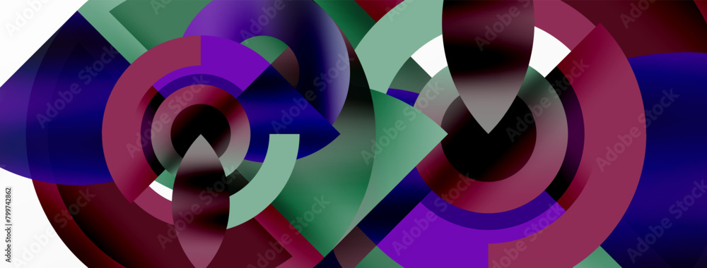Aufkleber A computer generated image featuring a vibrant swirl of purple, petal pink, violet, magenta colors creating an artistic and entertaining display resembling a toy font on a thigh