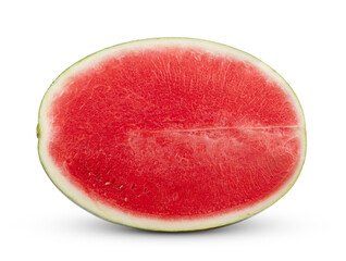 half watermelon isolated on transparent png