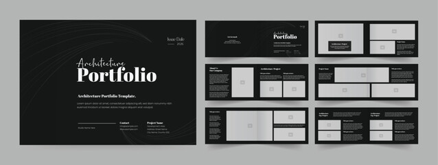 Corporate Architecture Portfolio Landscape A4 Portfolio Interior Portfolio Design