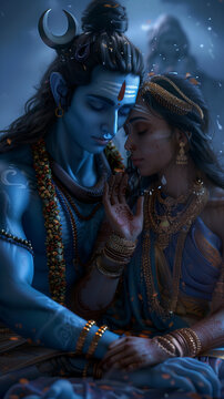 Shiva And Parvati