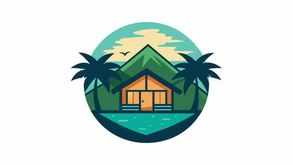 A vacation rental company offering properties in quiet secluded locations for guests who prefer to avoid overstimulating environments.. Vector illustration