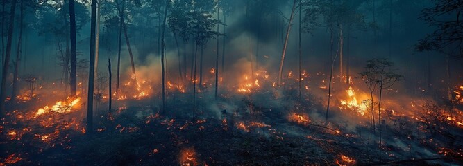 Tropical forest bushfires emit greenhouse gases (GHGs) such as carbon dioxide (CO2) and others, which exacerbate climate change.