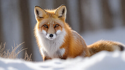 Obraz premium Fox In Nature