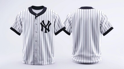 blank baseball jersey front back