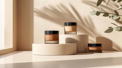 Try out different shades and formulas with our foundation cream jar sample pack, Generated by AI