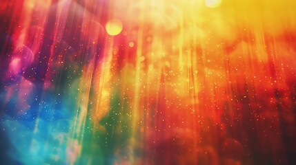 Abstract vibrant background with colorful streaks of light, resembling a dusted holographic effect or a celestial phenomenon