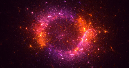 3D manual rendering abstract round hole light background. Its not AI Generatd illustration.