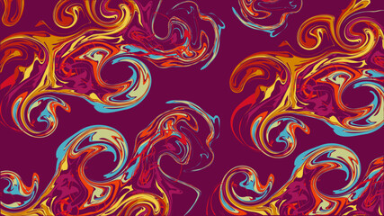 Creative colorful wave abstract background