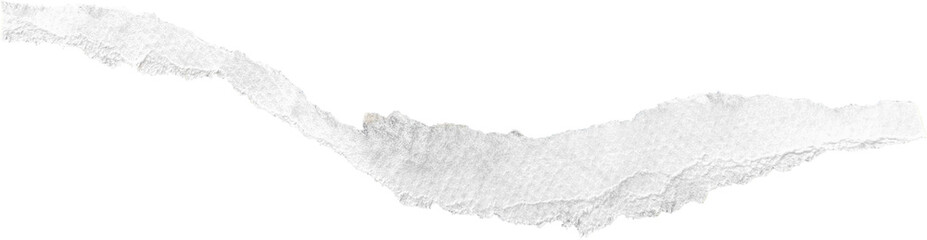 White Torn Paper Strip