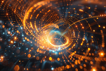 Obraz premium quantum computing background