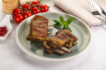Roasted Lamb ribs with spices