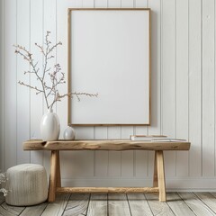 Elegant Classic: Clean Wall with Soft Tones for Versatile Design Usage