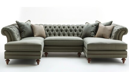Corner Sofa Interior Elegance: Photos showcasing the elegance of corner sofas in interior design