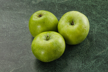 Sweet and juicy green apple