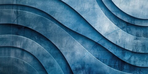 Steel blue abstract design