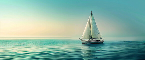 sailboat on the sea