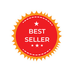 Best seller icon designs set with laurel, best seller badge logo template isolated on white vector illustration eps 10