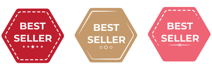 Best seller emblem badge design template, eps10